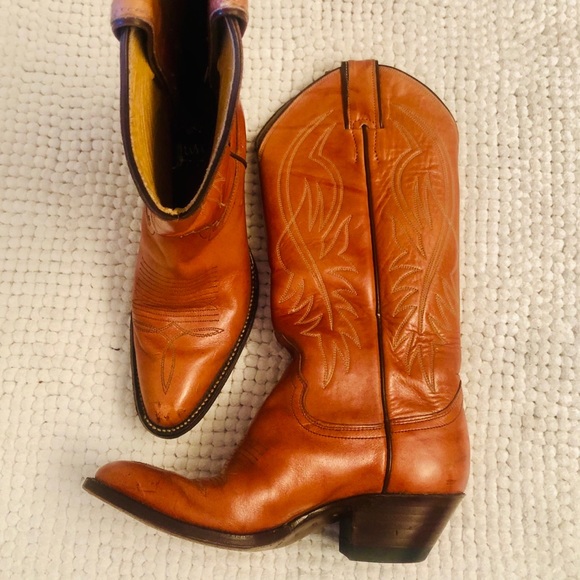 Justin Boots Style 7 4578 RN 7 4579 size 4 1/2C Youth Cowgirl Boots 4.5 - Picture 3 of 12